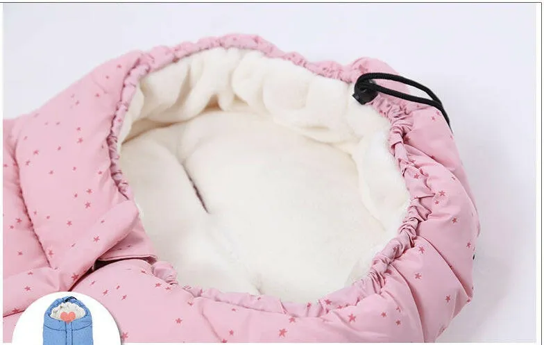 Windproof Waterproof  Thick & Cozy Baby Sleeping Bag