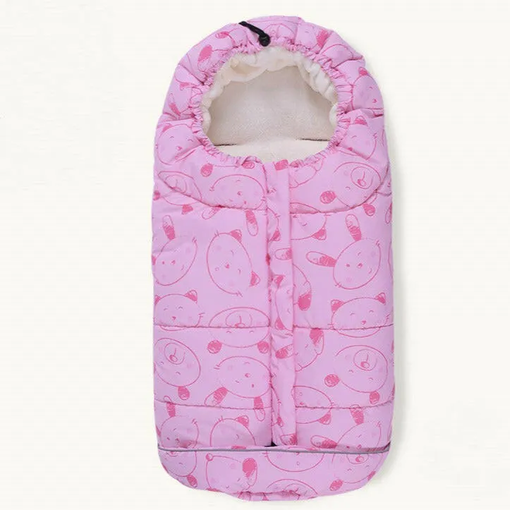 Windproof Waterproof  Thick & Cozy Baby Sleeping Bag