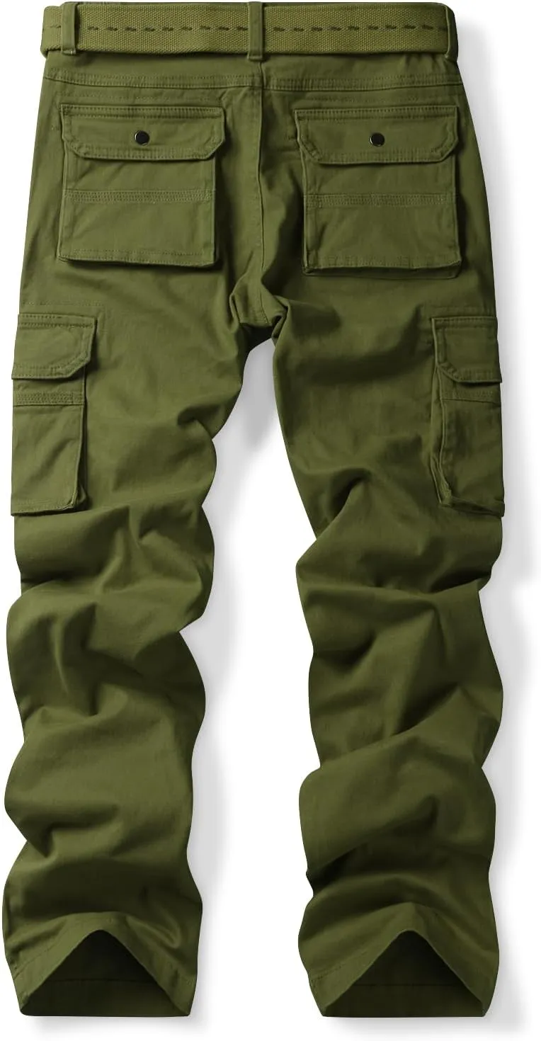 Womens Cargo Pants with Pockets Outdoor Casual Ripstop Camo Tactical Combat Work Pants