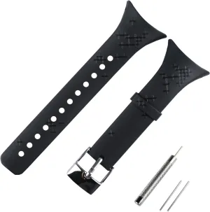 Women's Rubber Watch Strap for Suunto M1 M2 M4 M5 Outdoor Sports Silicone Watch Band Wristband Buckle