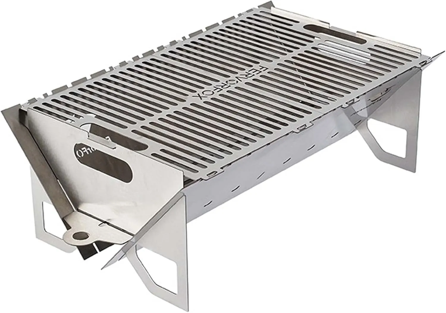 Wood Burning Stove Compact & Collapsible Camping Stove,Stainless Steel Wood Burning Stove Foldable Backpacking Stove for Ourdoor, Cooking, BBQ, RV, Survival