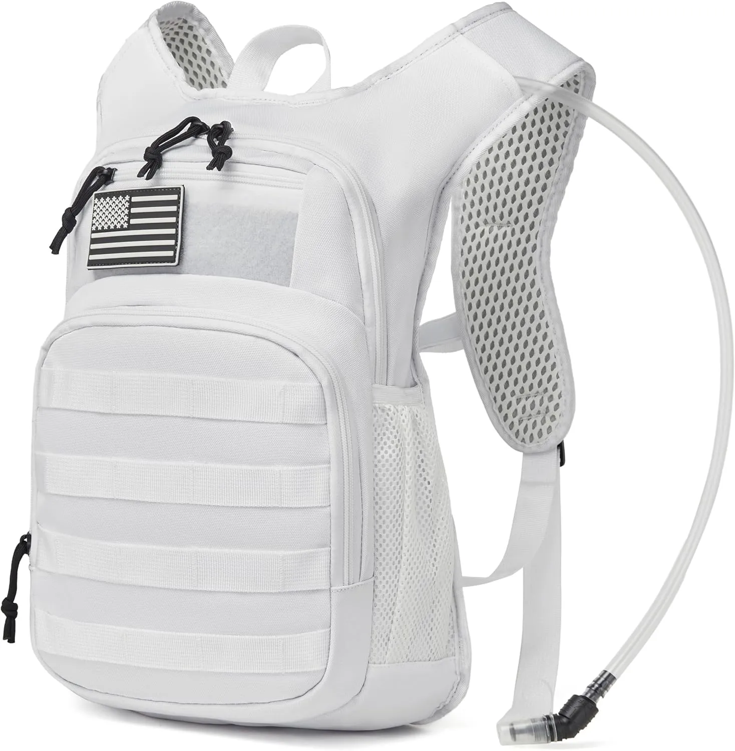 wotony Hydration Backpack with Water Bladder for Hiking Tactical Hydration Pack for Men Women Molle Water Backpack for Hiking