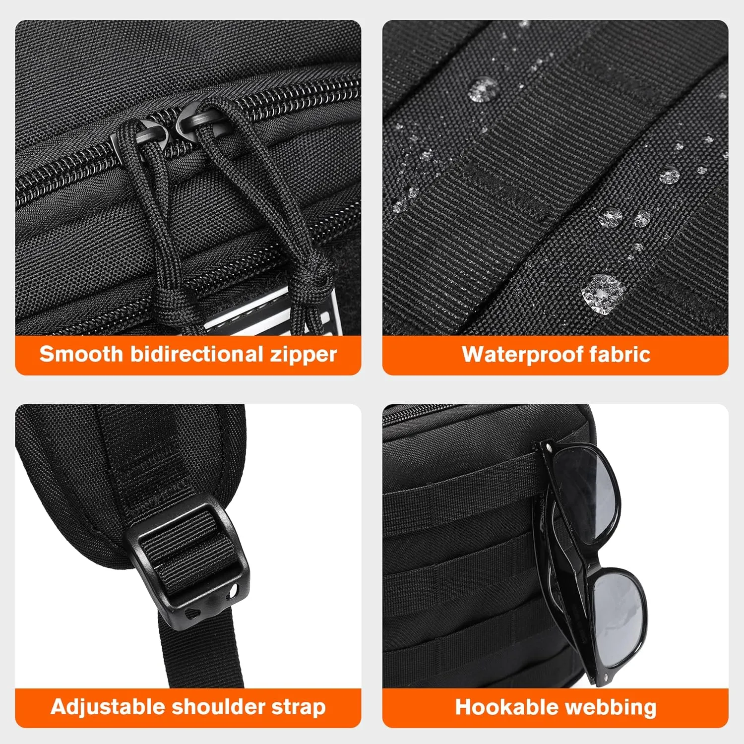 wotony Hydration Backpack with Water Bladder for Hiking Tactical Hydration Pack for Men Women Molle Water Backpack for Hiking