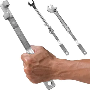 Wrench Extender Tool Bar - Heavy Duty Wrench Leverage Tool for Hard-to-Reach Fasteners - Universal Cheater Bar - Increases Torque for Stubborn Bolts - Durable Alloy Steel Construction