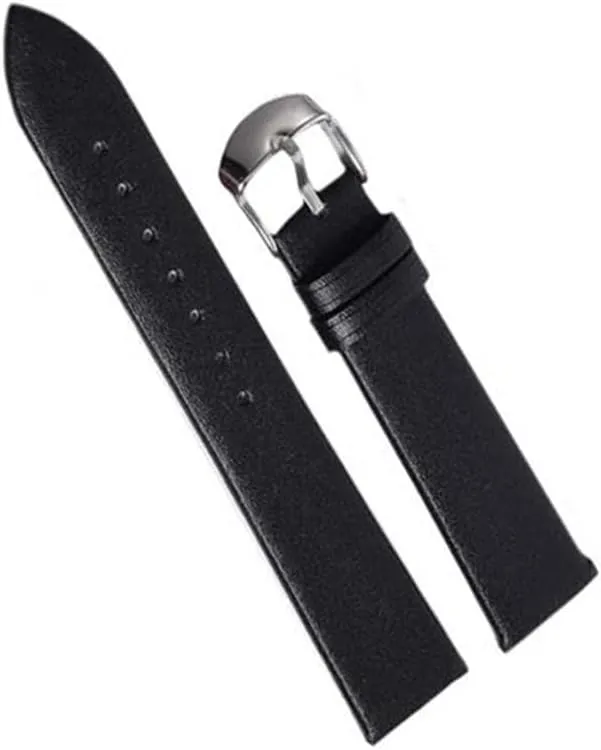 XLCZMYL Plain Weave Leather Watch strap 12 14 16 18 20 22 mm leather Watch band with Gold Pin buckle,1,14mm