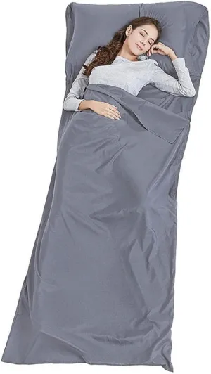 XTYPE Portable Sleeping Bag Cover Adult Ultralight Camping Hiking Travel Bag Liner Lightweight Double Sleep Sheet Spring Summer