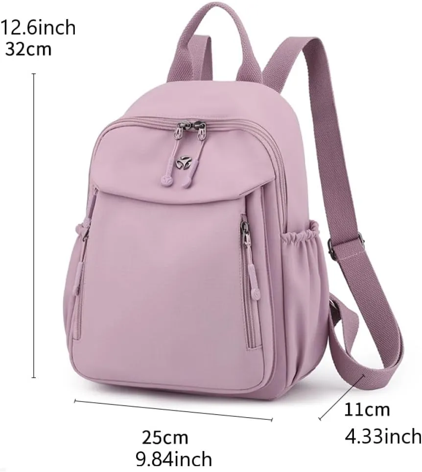 YANAER Mini Backpack for Women Small Backpack Lightweight Purse Cute Stylish College Bookbag Casual Daypack Work Travel PartyLightGreen