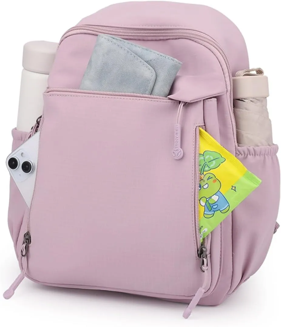 YANAER Mini Backpack for Women Small Backpack Lightweight Purse Cute Stylish College Bookbag Casual Daypack Work Travel PartyLightGreen