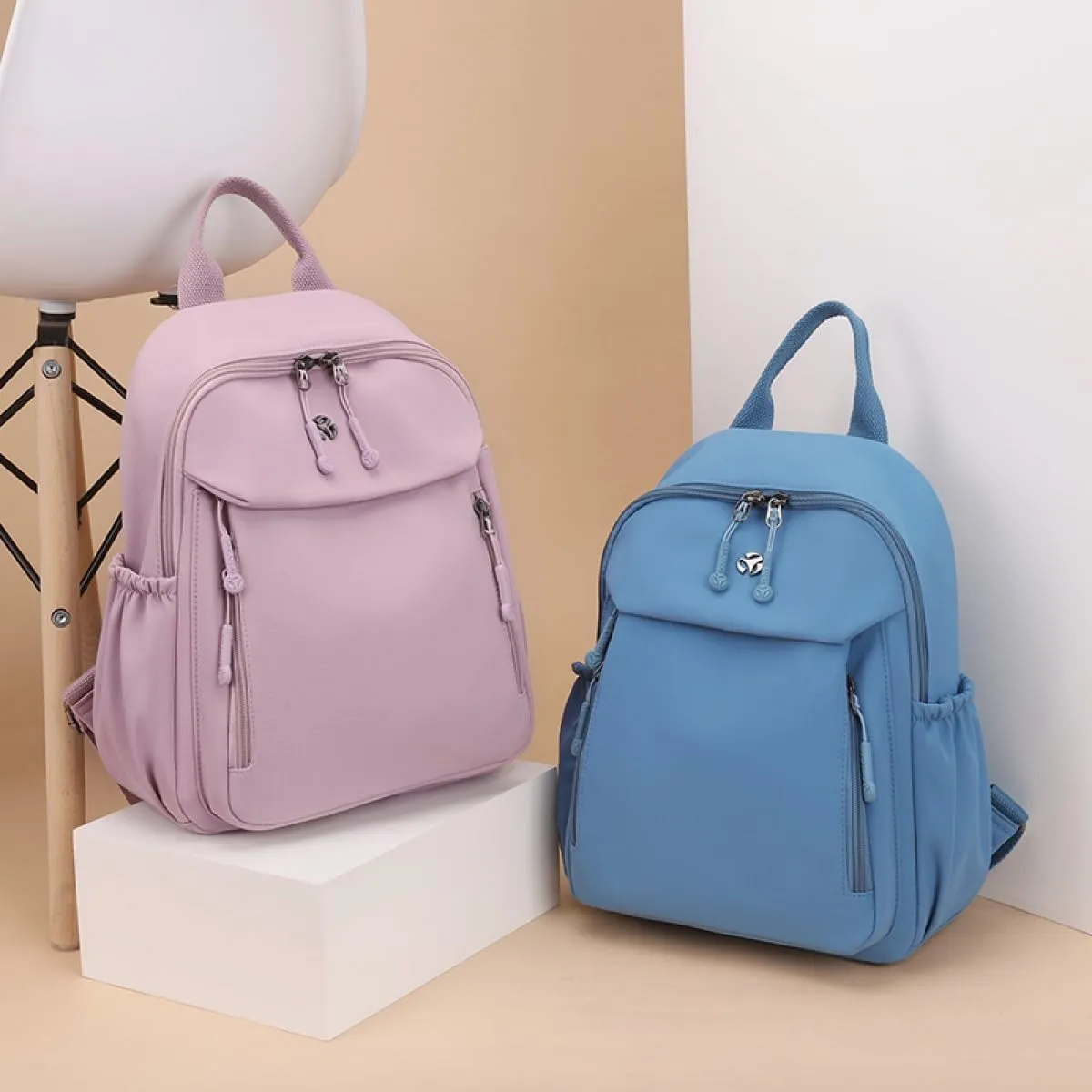 YANAER Mini Backpack for Women Small Backpack Lightweight Purse Cute Stylish College Bookbag Casual Daypack Work Travel PartyLightGreen