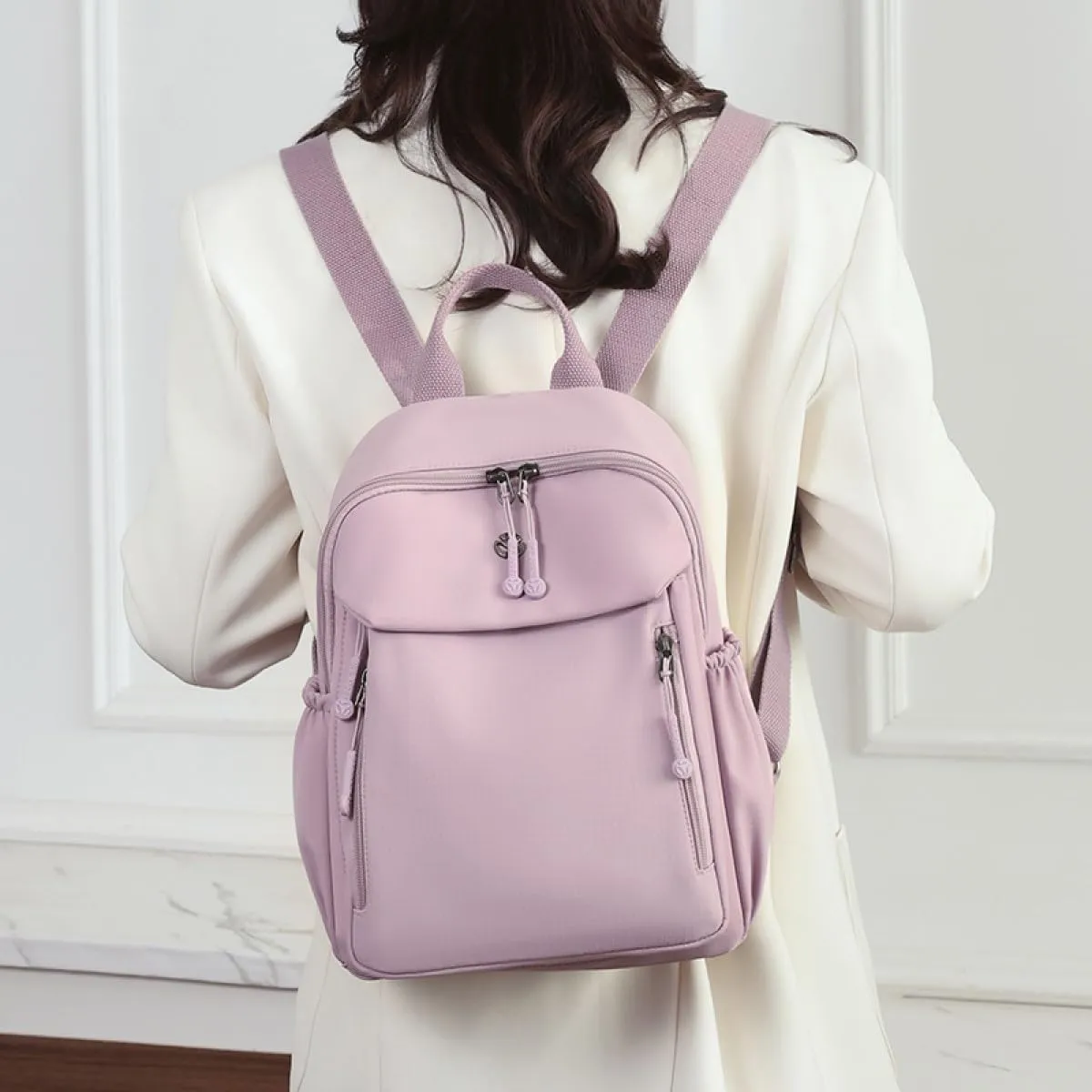 YANAER Mini Backpack for Women Small Backpack Lightweight Purse Cute Stylish College Bookbag Casual Daypack Work Travel PartyLightGreen