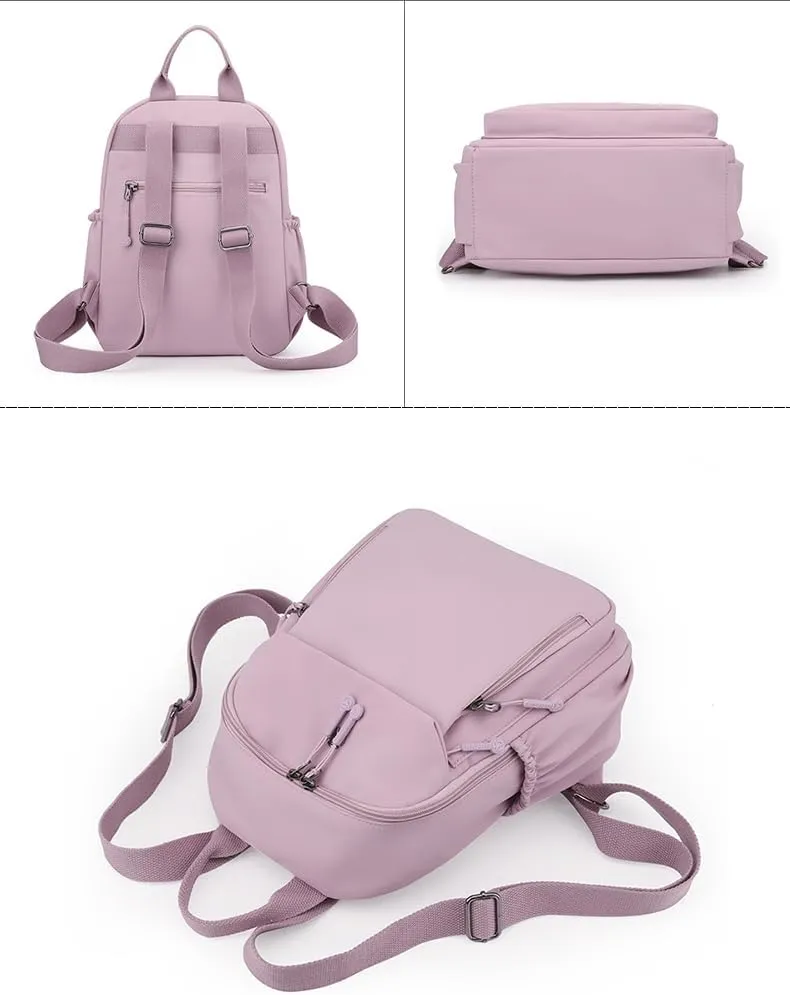 YANAER Mini Backpack for Women Small Backpack Lightweight Purse Cute Stylish College Bookbag Casual Daypack Work Travel PartyLightGreen