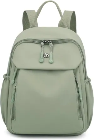 YANAER Mini Backpack for Women Small Backpack Lightweight Purse Cute Stylish College Bookbag Casual Daypack Work Travel PartyLightGreen