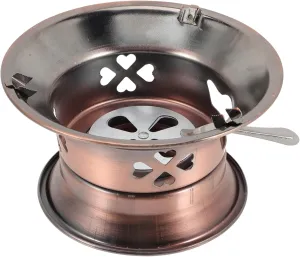 Yardwe Portable Stainless Steel Alcohol Stove Outdoor Camping Burner for Hot Pot Cooking Lightweight and Compact Design for Hiking and Backpacking Activities