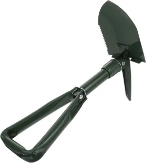 Yardwe Snow Shovel Compact Portable Folding Gardening Tool Sturdy Steel Blade