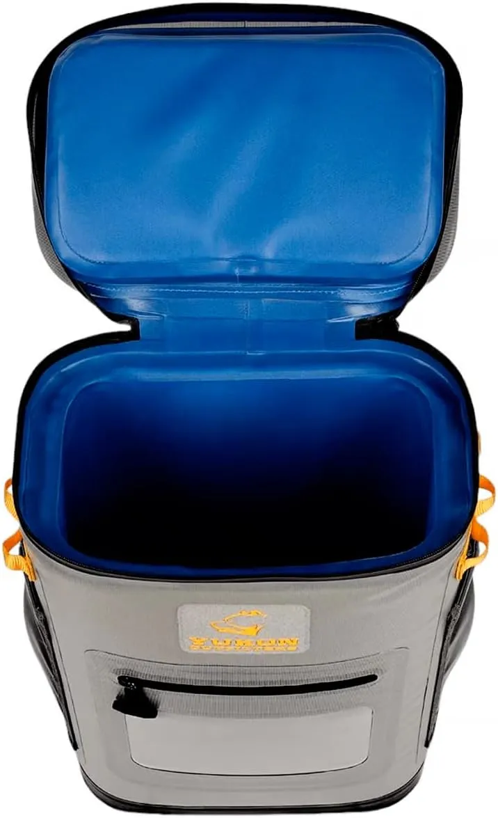 Yukon Outfitters Hatchie Backpack Cooler, 54-Liter Durable Insulated Cargo-Ready Outdoor Hiking Watersports Meals & Beverages Daypack Cooler w/Airtight Zippers, Padded Straps & Carry Handle