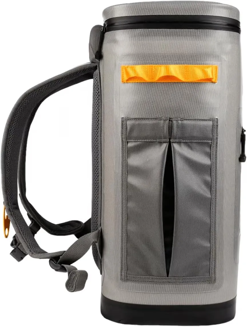 Yukon Outfitters Hatchie Backpack Cooler, 54-Liter Durable Insulated Cargo-Ready Outdoor Hiking Watersports Meals & Beverages Daypack Cooler w/Airtight Zippers, Padded Straps & Carry Handle