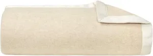 Yves Delorme Duchesse Pierre Blanket - Cashmere - Durable, Warm and Cozy Luxury Throw Blanket