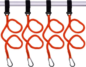YYST Orange Paddle Leash Paddle Holder Tool Lanyard - No Paddle