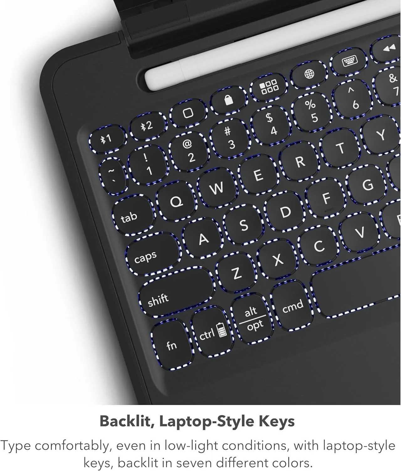 ZAGG Rugged Book iPad 11" (A16)/ 10.9" (Gen 10) Case - Durable Wireless Keyboard Case, Military-Grade Drop Protection, Multi-Device Pairing, Detachable Backlit Keyboard, Black