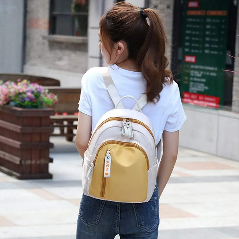zhongningyifeng Backpack for Women Small, Mini Nylon Travel Backpack Purse, Shoulder Bag Cute Lightweight for Ladies