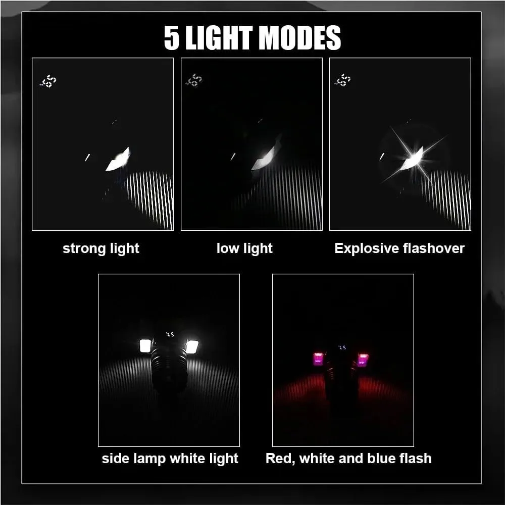 Zoomable Headlamp USB Rechargeable Motion Sensor Waterproof LED Headlamp